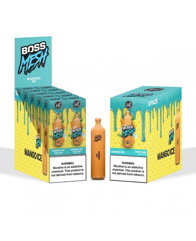 PUFF BOSS MESH Disposable | Box of 10 Units