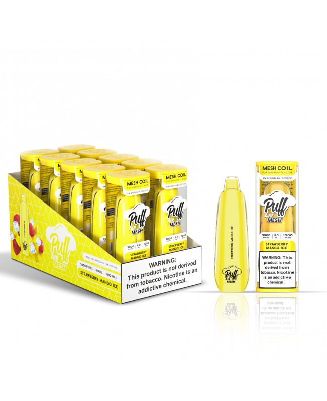 PUFF AIR MESH Disposable | Box of 10 Units