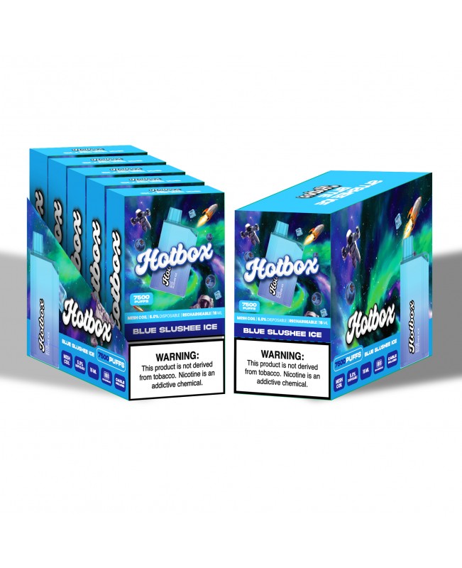 Hotbox Disposable Vape 7500 Puffs | Box of 5 Units