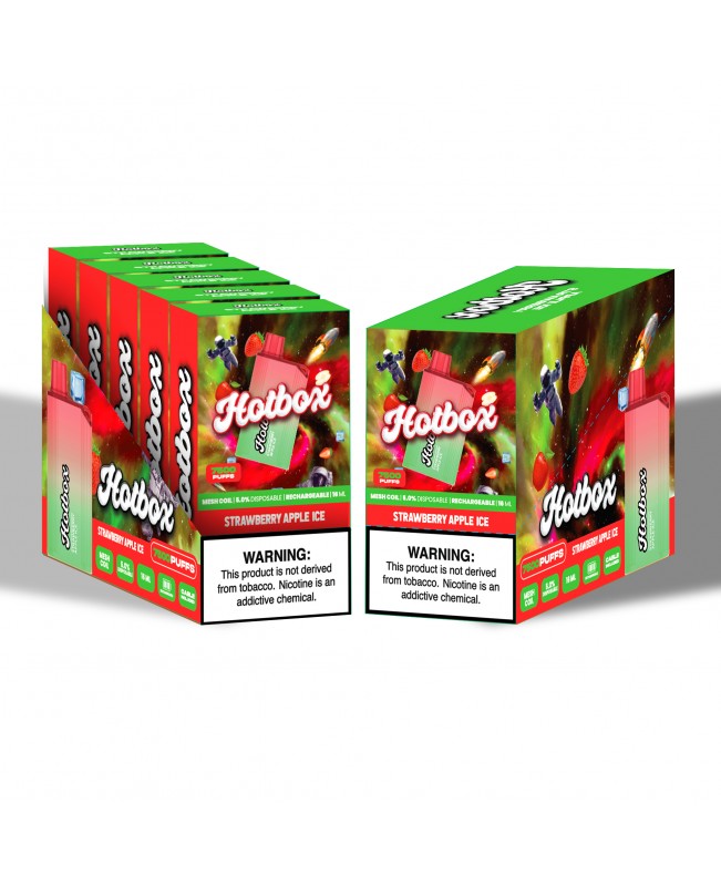 Hotbox Disposable Vape 7500 Puffs | Box of 5 Units