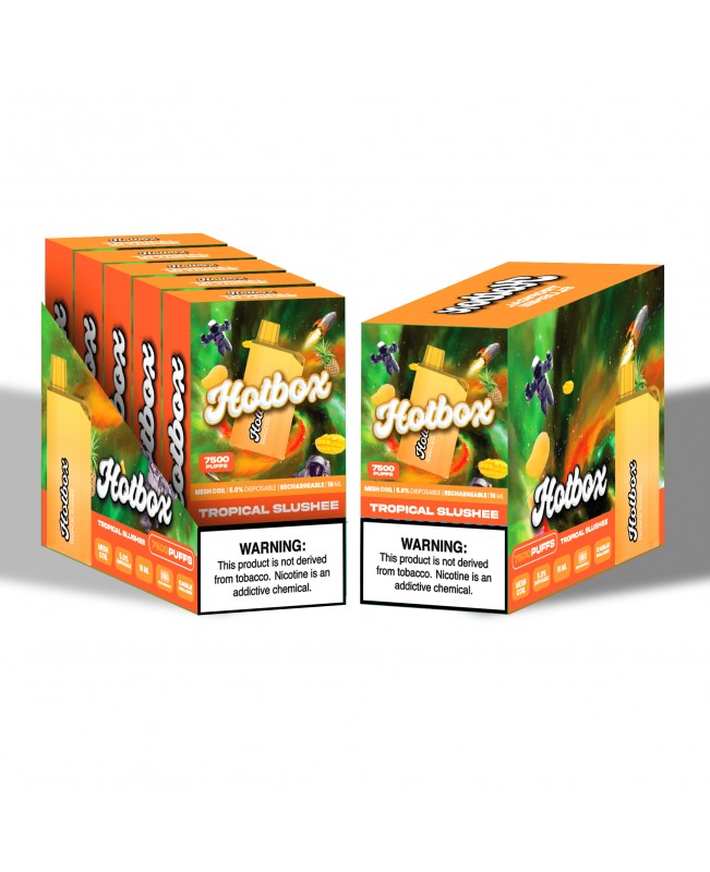 Hotbox Disposable Vape 7500 Puffs | Box of 5 Units